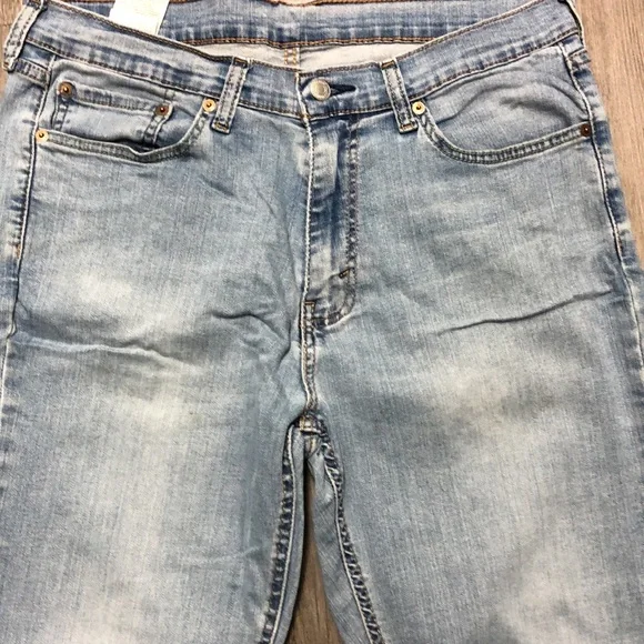 Levi's Men's Straight Jeans in Sky Blue - Picture 3 of 7